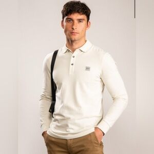 BOSS Boss Slim-Fit Passerby Long Sleeve polo shirt